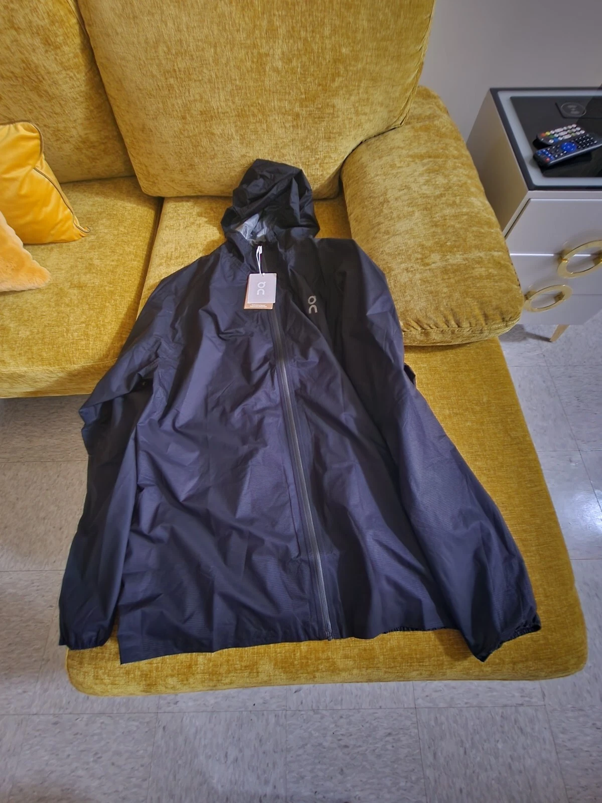 🔥QC ULTRA LIGHTWEIGHT wind breaker jacket BLK Men's XL