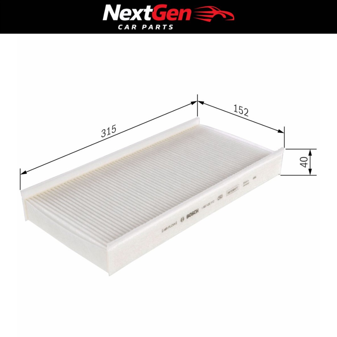 BOSCH Filter, cabin air 1 987 432 112