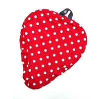 Basil Fahrrad Sattelbezug SattelüBerzug Wasserabweisend Rosa Rot/Weiß 28X23Cm
