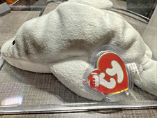 Ty Beanie Baby Flash Dolphin #4021 3rd Gen Swing / 1st Gen Tush - AUTHENTICATED