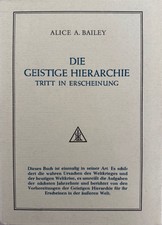 Die geistige Hierarchie tritt in Erscheinung....