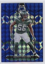 2024 Panini Mosaic Blue Mosaic Prizm 67/99 Quincy Williams #174 18em