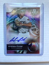 2023 Bowman Platinum Andrew Pintar ROOKIE AUTO /199 Purple Pink #TOP-AP D-Backs