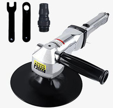 Heavy Duty Pneumatic Sander Polisher 7 Inch Air Tool 2500 Rpm Lightweight 5 Lbs