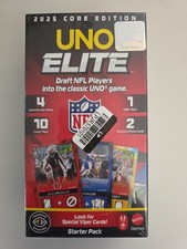 UNO Elite NFL Starter Pack 2025 Core Edition New Sealed In Box Free Shipping 