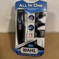 WAHL ALL-IN-1 Nose Ear Body Beard RECHARGEABLE GROOMER Precision Blade Trimmer