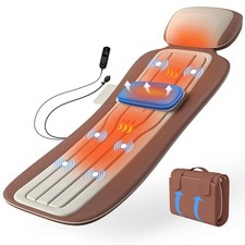 6 In 1 Full Body Massage Mat With Heating Vibration And Portable Design