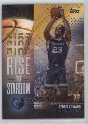 2025-26 Topps Rise to Stardom Gold Rainbow 37/50 Cedric Coward Rookie RC 0xh3