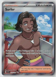 Surfer 235/191 Surging Sparks Ultra Rare Full Art Holo