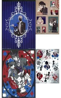 Ichiban Kuji Black  Notebook Memo Pad Stationery Set