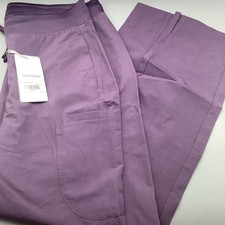 Mandala Scrubs Women Slim Regular Pants Size Large Color Deep Dewberry NWT