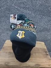 NWT Harry Potter Hogwarts Gryffindor Pom Beanie Knit Winter Hat Wizarding World