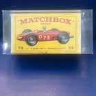 Matchbox Lesney Red Ferrari Racing Car No.73 BOX ONLY