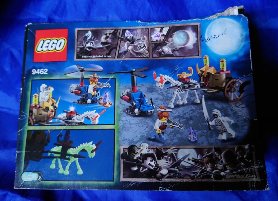 Lego 9462 Monster Fighters La Momia Nuevo Sellado Retirado Raro Caja Dañada Foto 2 de 4