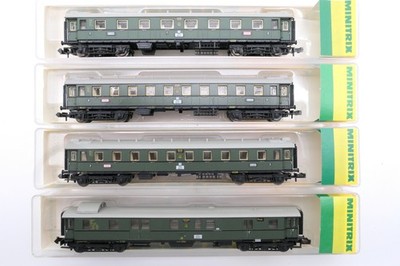 Minitrix 3170/1/2 4er Set Schnellzugwagen der DRG, OVP, (KD170)
