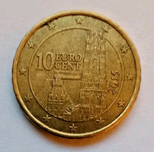 Austria 10 Cent Euro Coin 2015 - Circulated Coin (Circulated)