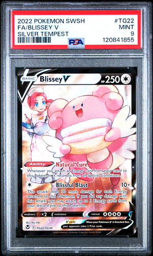Blissey V graded PSA 9 for sale on eBay