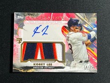 2023 Topps INCEPTION KOREY LEE INCEPTION AUTO PATCH ASTROS RC RED 14/25 IAP-KL
