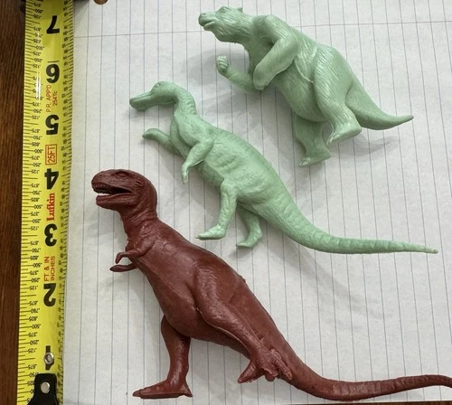 Original Marx Prehistoric Dinosaur Lot  Set Of Playset