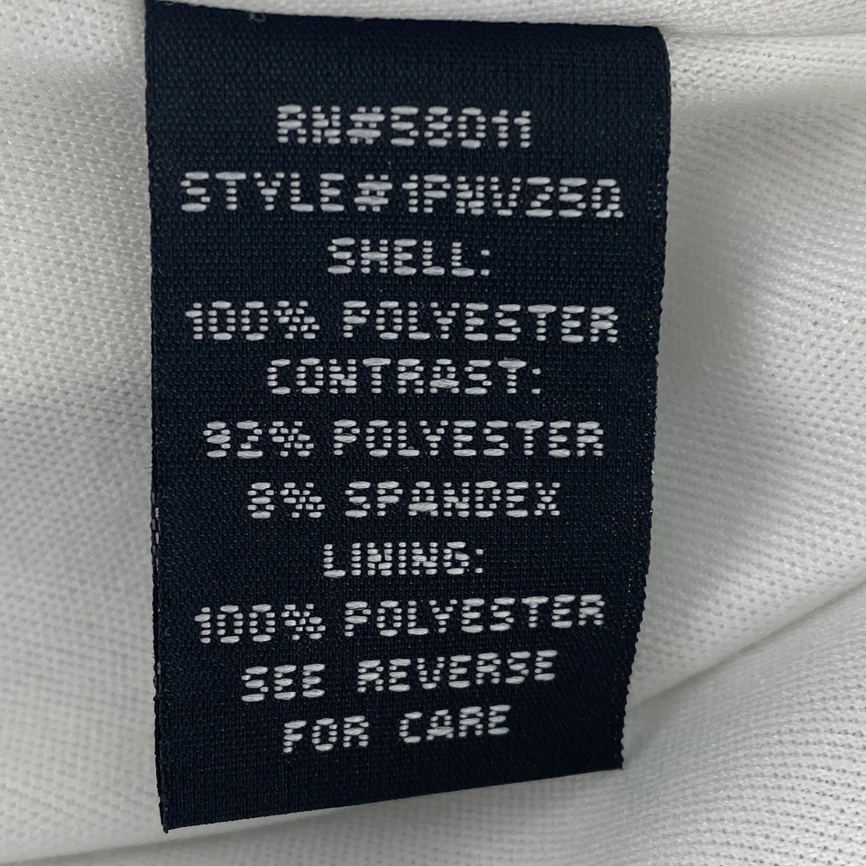 Vestido by Jax Negro/Blanco Colorblock Vaina Texturizado Vestido Manga Corta Talla 16 Usado en Excelente Condición Foto 4 de 4