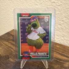 2026 Topps Series 1 Celebration Phillie Phanatic #M-19 Green /99 Color Match
