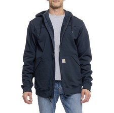 New Carhartt FR Flame Water Resistant Relaxed Fit Fleece Zip Hoodie For Men XL