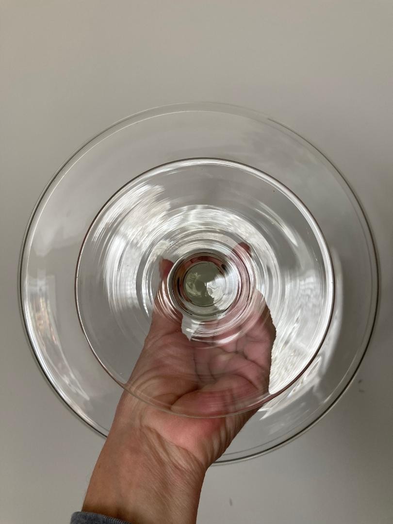 PRINCESS HOUSE Crystal Heritage Etched Glass Pedestal Covered CAKE STAND, 12"