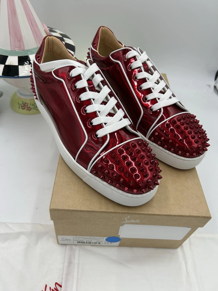 Christian Louboutin Patent Leather Upper Casual Shoes for Men for