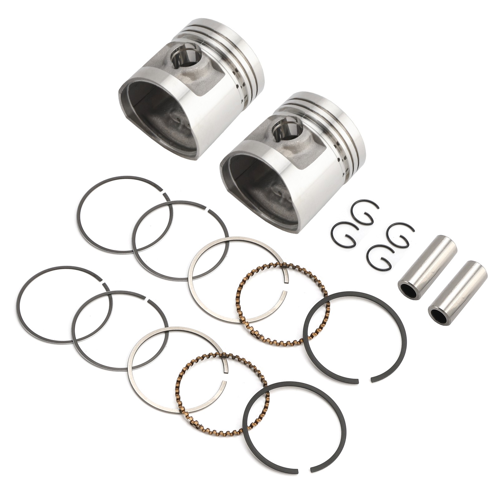 Piston Rings Pin Clips Kit Std 44Mm For Honda Ca125 Cm125 Cd125T Cbt125 82-99 US