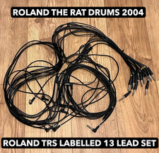 ???ROLAND TD12 BLACK CABLE SET? 14 CABLE SET? READ THE LISTING THANKS???RTRD??