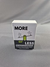 More or Less Card Game How Good Is Your Judgement First Edition 1pc Educational