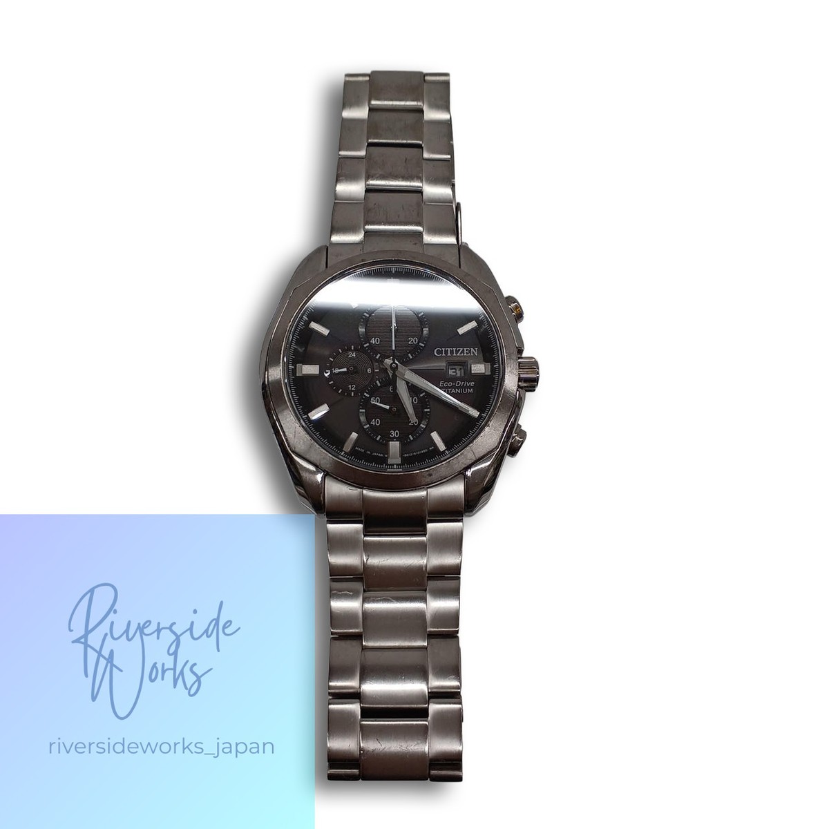 CITIZEN ECO-DRIVE Chronograph B612-S068576 | eBay