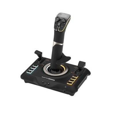 V1F-Stick Flight Stick Dual Throttle Levers Flight Game Simulator Joystick os67