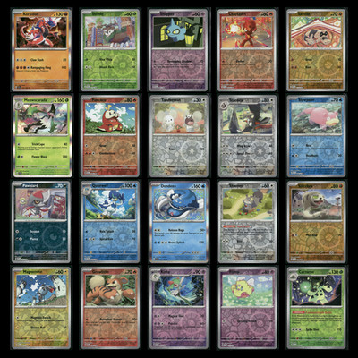 20x Pokemon Scarlet & Violet Lot Koraidon Holo / Reverse Holo No Duplicates NM