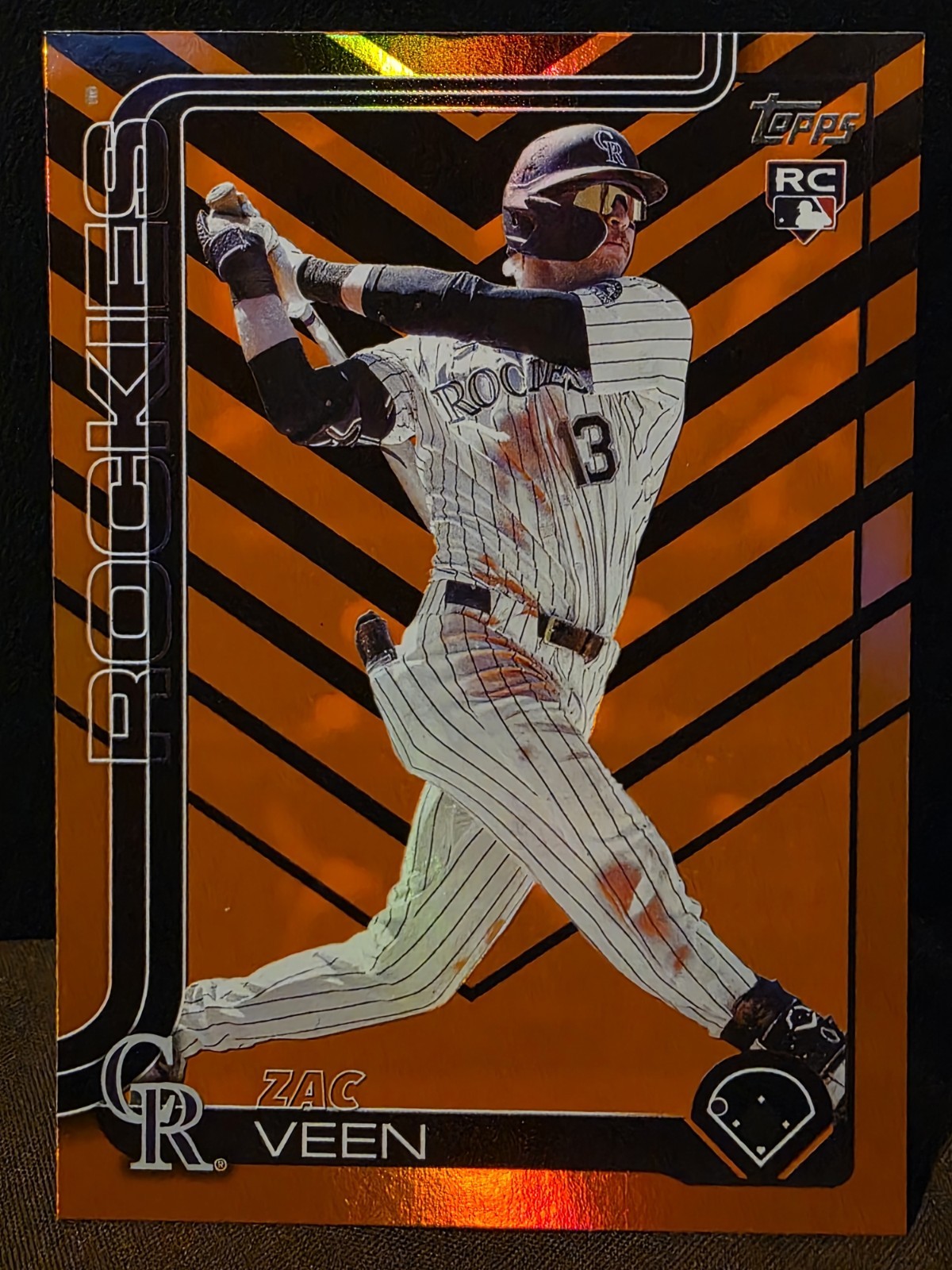 2025 Topps Update Zac Veen #US286 Holiday RC Colorado Rockies