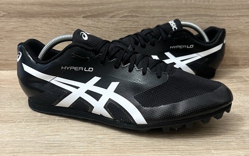 ASICS Men's Hyper LD 6 (UK 9) Long Distance Track Running Spikes Black 1091A019 - Picture 2 of 15