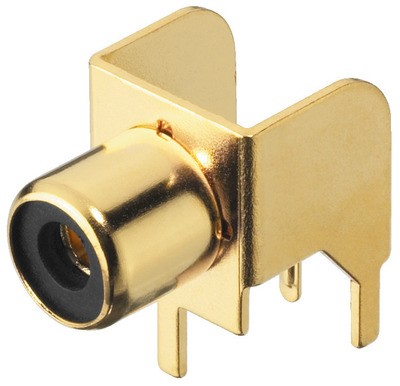 MONACOR T-709G Cinch-Einbaubuchsen