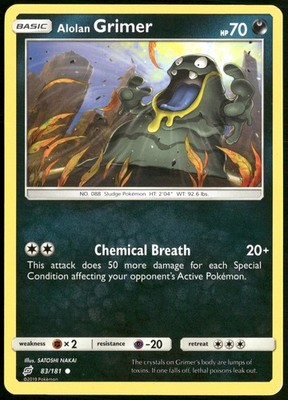 Alolan Grimer 83/181 C Team Up 2019