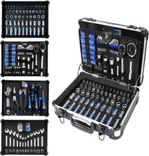 240-Pieces Universal Household Auto Repair Tool Kit with Tool Box