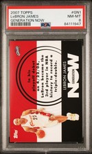 LeBron James Topps Generation Now PSA 8 (#GN1) 2007