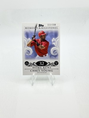 2008 Topps Moments & Milestones Chris Young Rookie #53 Diamondbacks #/150 SP