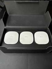 Eero 6 Mesh Dual Band J010001 Wi-Fi System Internet up to 1500 Sq.Ft, 3 Pack