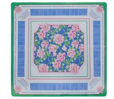 New! Mahjong Mat with Vibrant Colors - Floral...