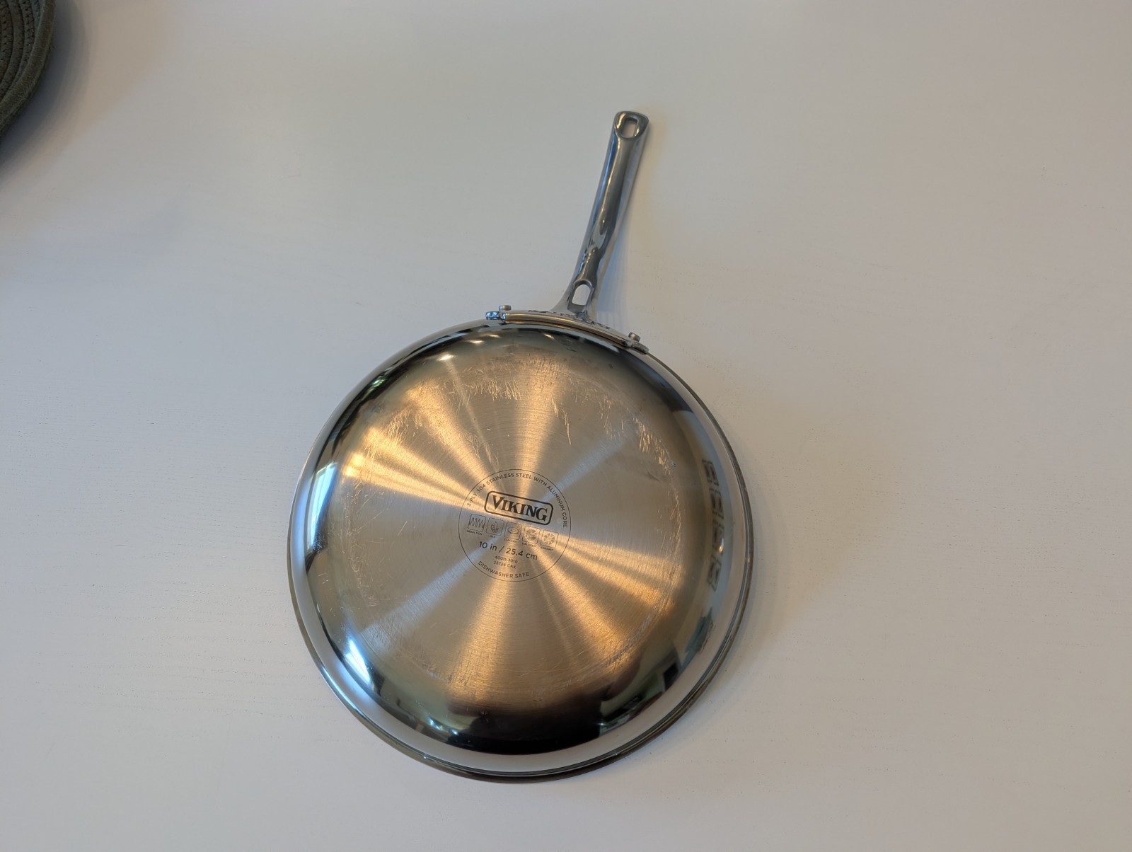 Viking 3-Ply 10" Frying Fry Pan 40011-3010 Stainless Steel 304 Aluminum Core