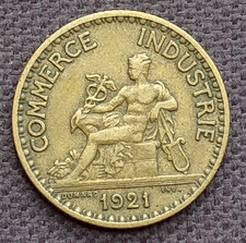 1921 Commerce Industrie Chambres De Commerce De France Bon Pour 1 Franc coin
