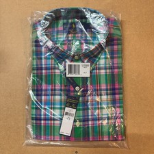 Polo Ralph Lauren Mens Classics Multicolor Plaid 100 Cotton Stretch XLT NWT
