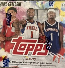 2024-25 Topps NBA G League Sealed Hobby Box - 32 Total Cards - 1 Auto WC