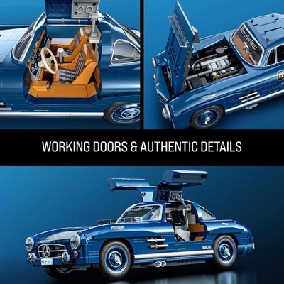 Mattel Premium Brick Shop Hot Wheels Elite Mercedes-Benz 300 SL