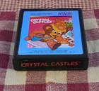 Atari 2600 Video Game Cartridge Crystal Castles by Atari - CLEANED and TESTED
