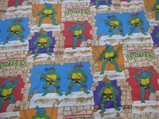 Teenage Mutant Ninja Turtles Sheet Set - Vintage - Flat  Fitted